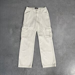 Levis Silvertab Baggy Cargo Pants White - Size: W27 L31